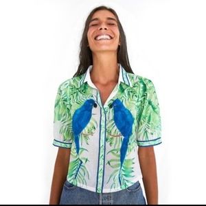 FARM RIO NWT Macaw Shirt
